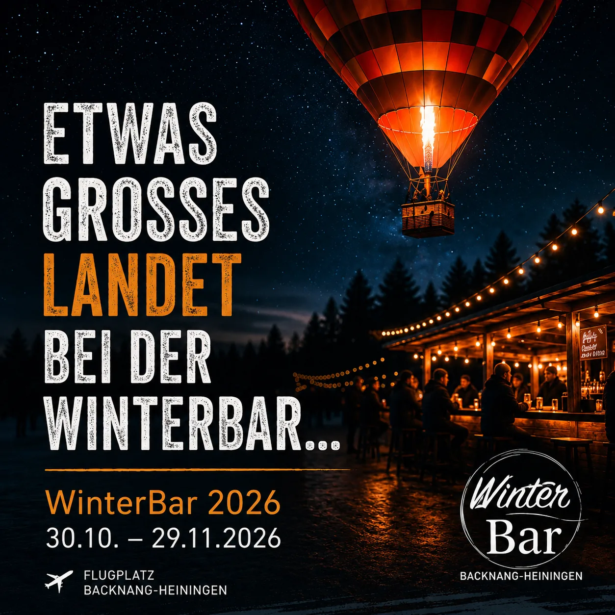WinterBar 2026 am Flugplatz Backnang-Heiningen