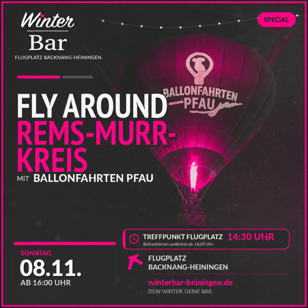 Fly around Rems-Murr-Kreis in der WinterBar Heiningen